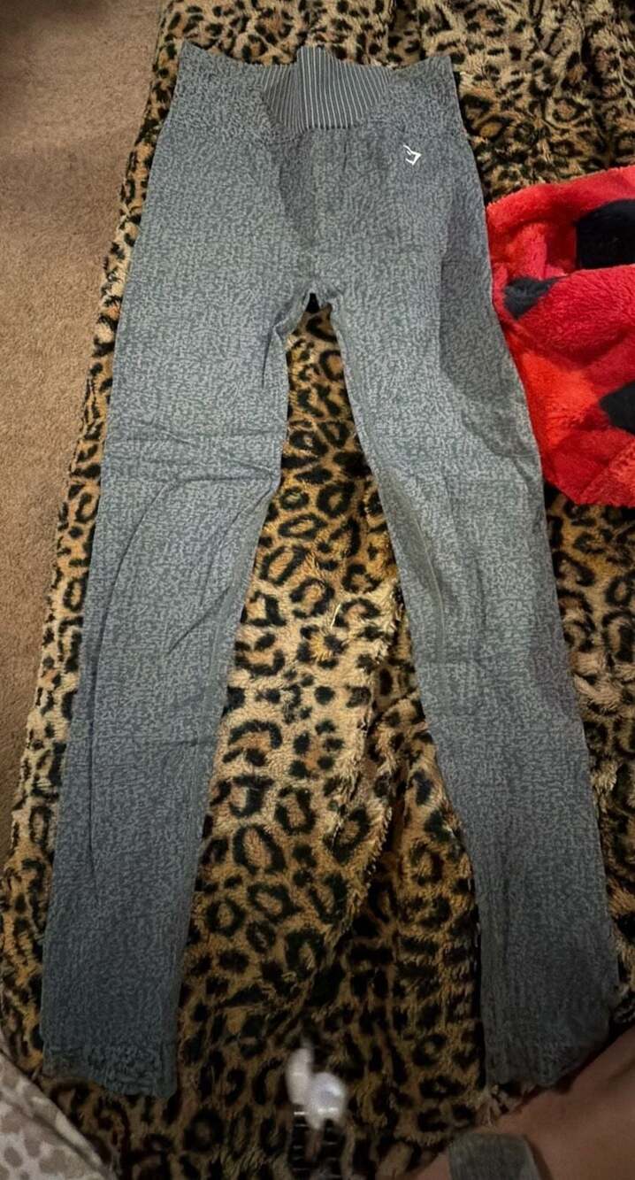 Gymshark Women's Seamless High-Waisted Leggings in Grey Texture